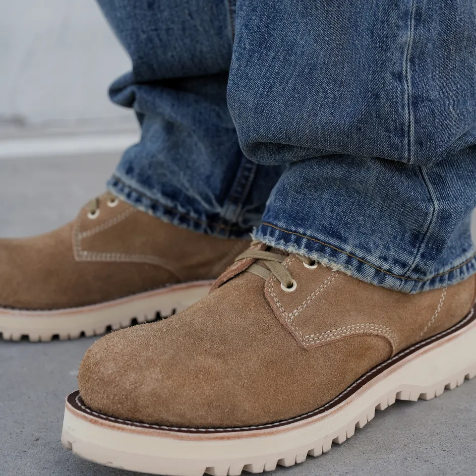 YONDER REALM X BLESS SHOE ROUND TOE固特异工艺加厚牛皮工装靴