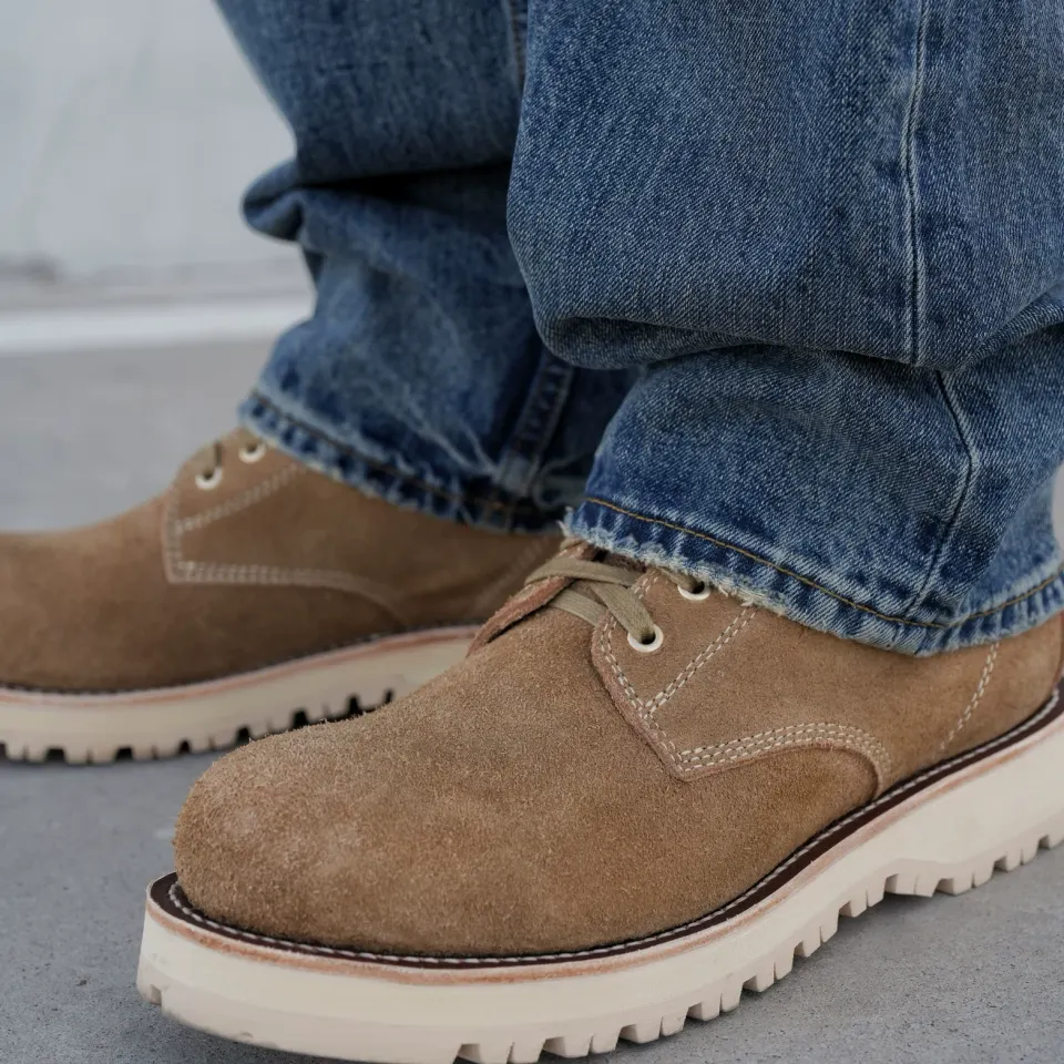 YONDER REALM X BLESS SHOE ROUND TOE固特异工艺加厚牛皮工装靴